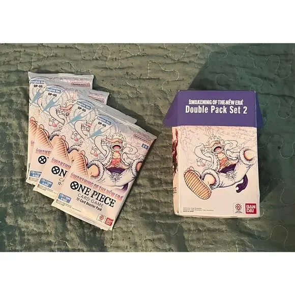 Bandai Namco | Toys | Bandai One Piece Card Game Awakening Of The New Era  Op5 Set 4 Sealed Packages | Poshmark